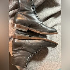 FRYE Men's Black Leather Boots